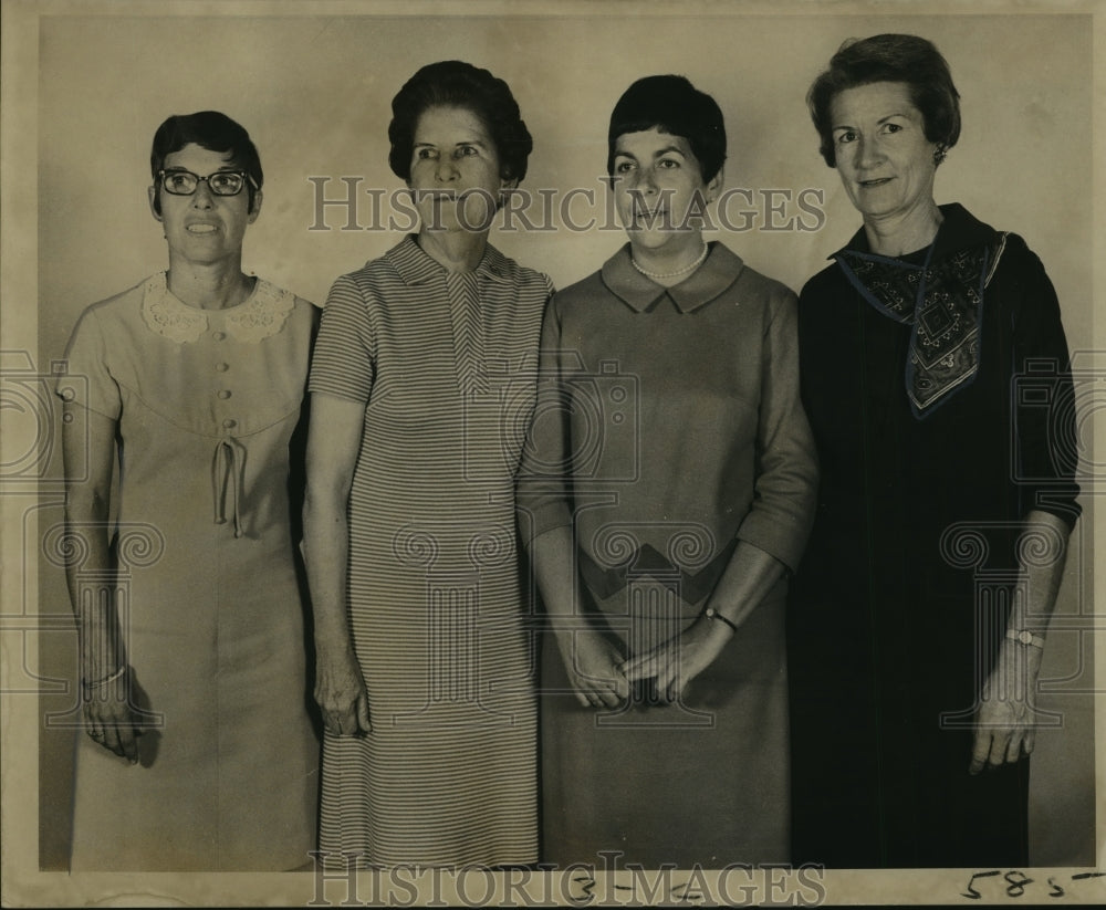 1968 Orleans Women&#39;s Tennis Club - Newly-Elected Officers - Historic Images