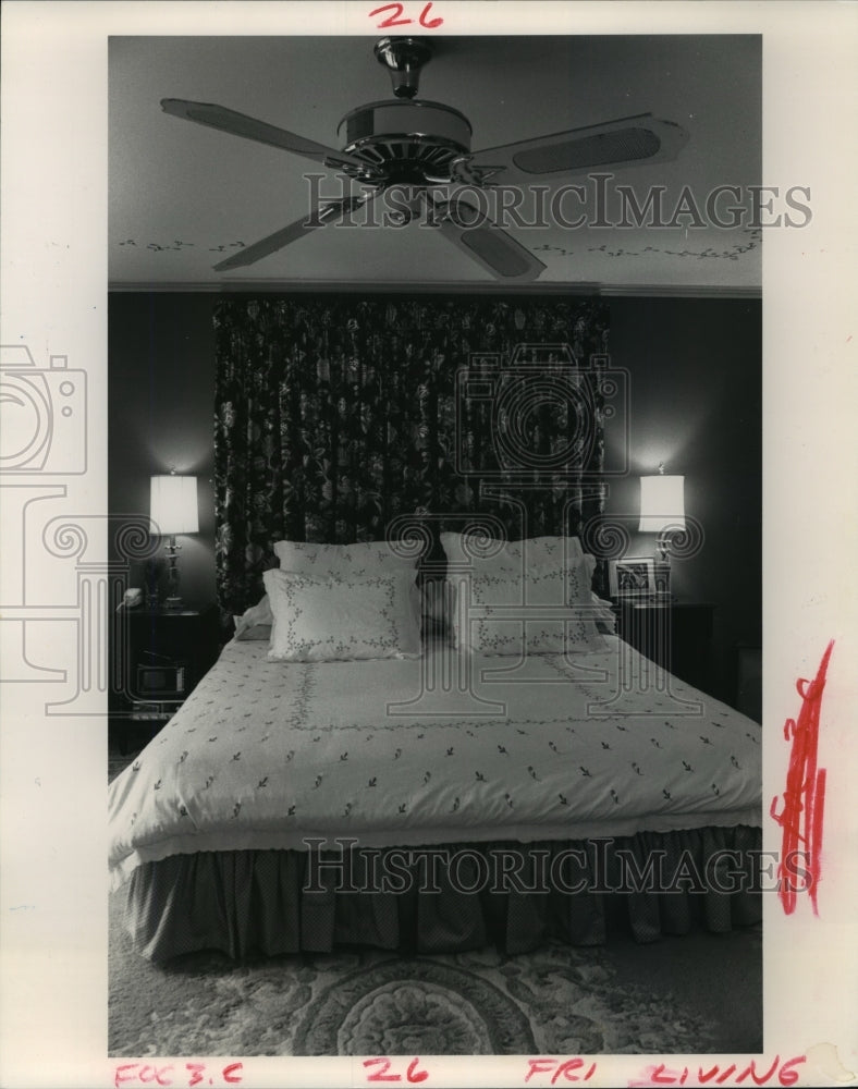 Interior Decorating of a Feminine Master Bedroom - Historic Images