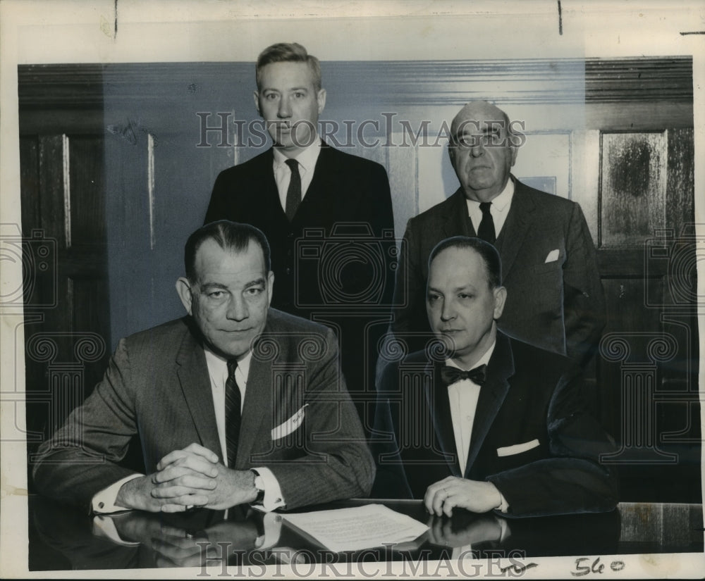 1961 Press Photo Newly-Elected Metropolitan Crime Commission Officers - Historic Images
