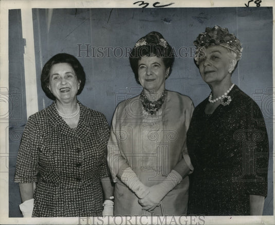 1963 Press Photo Junior League of New Orleans Members at Spring Afternoon Party-Historic Images