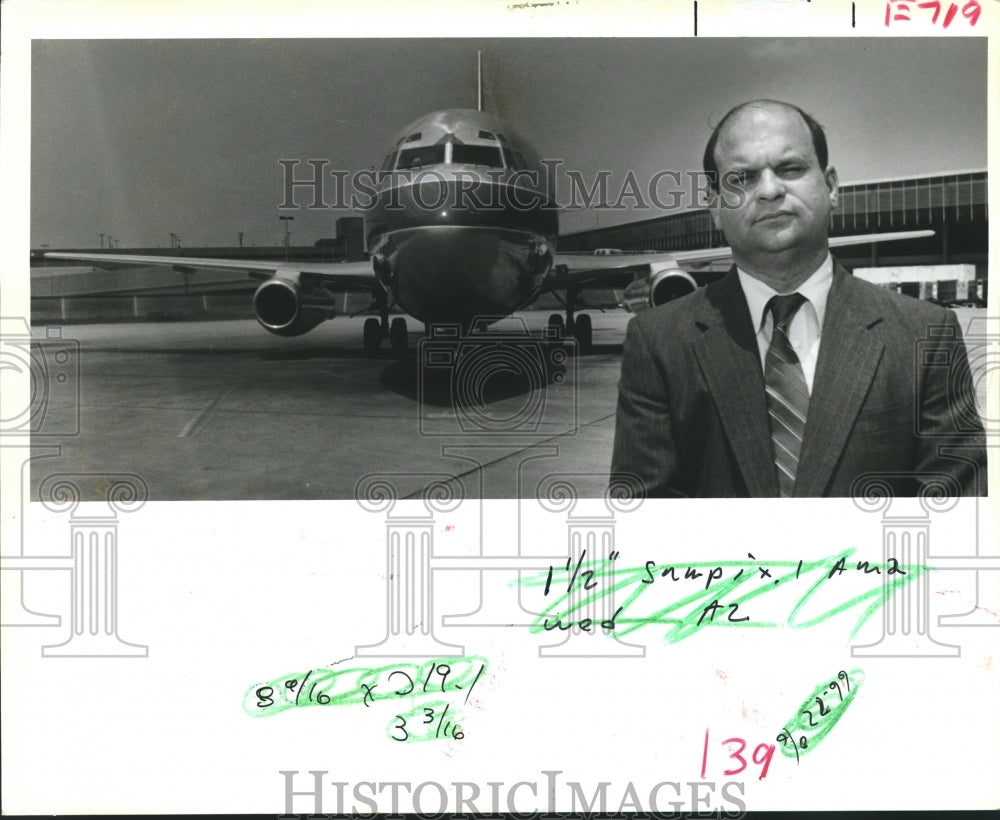 1988 David Blackshear, Acting Aviation Director  New Orleans Airport-Historic Images