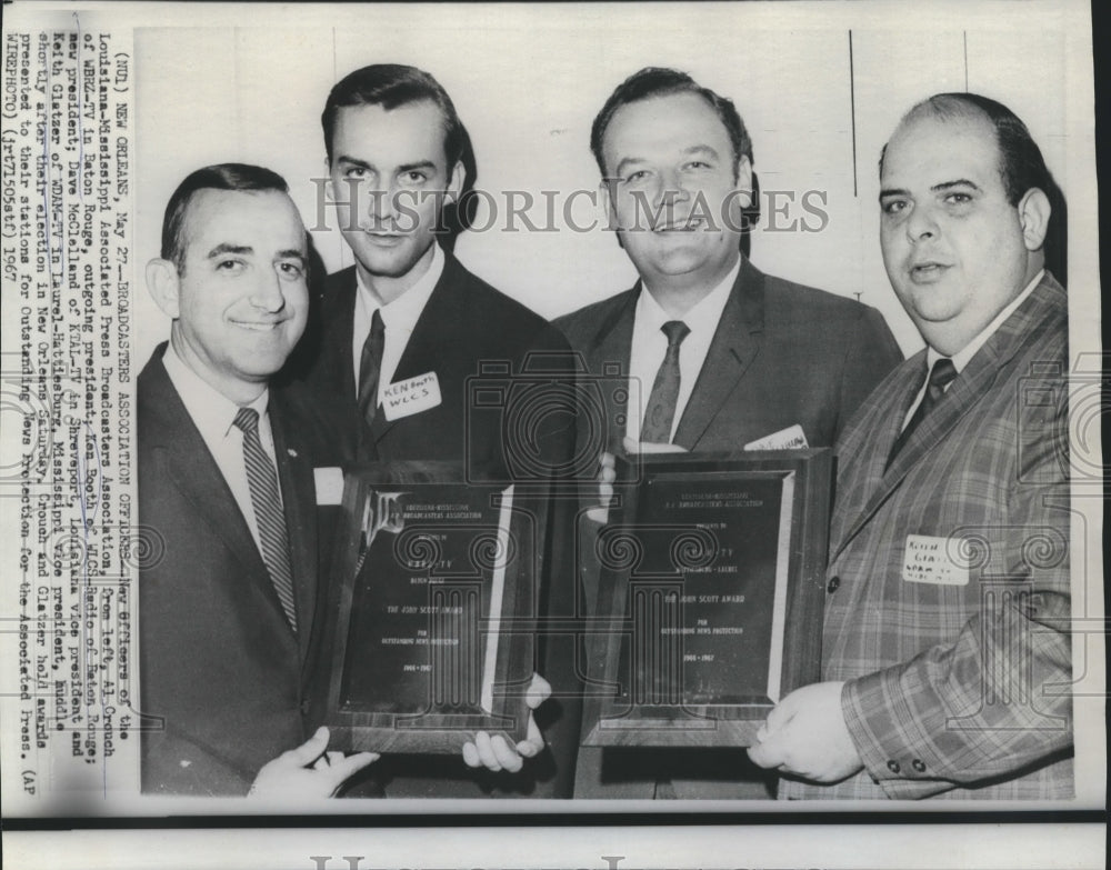 1967 Louisiana-Mississippi Associated Press Broadcasters Association - Historic Images