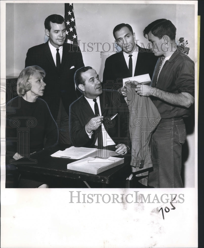 1964 Press Photo Members of Family Service Society rehearse at Tulane Playhouse- Historic Images