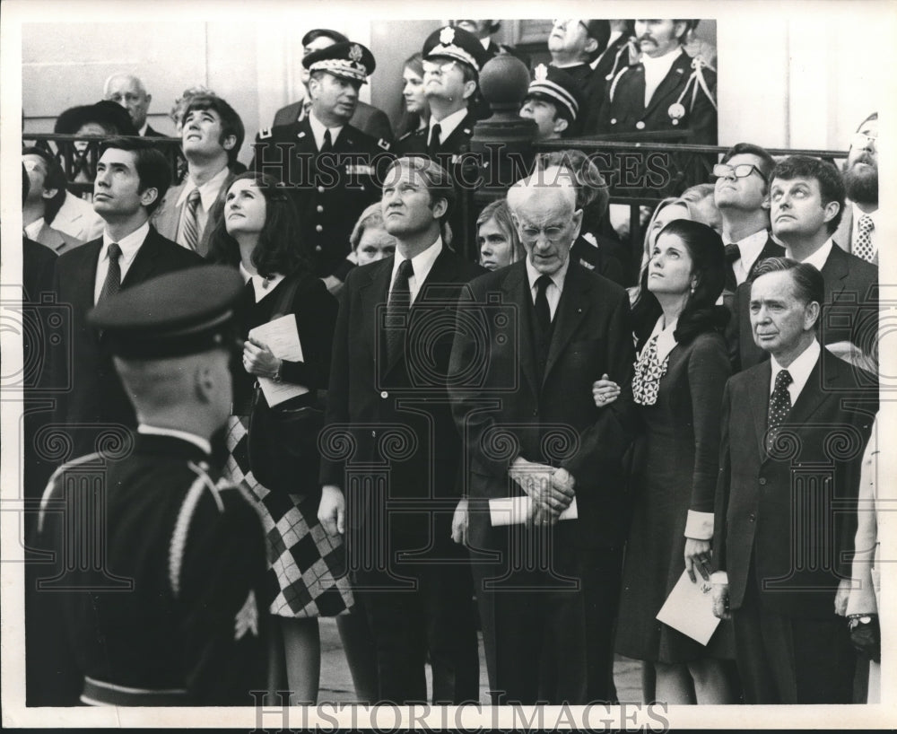 1973 Press Photo Memorial service for Hale Boggs, late Louisiana Congressman-Historic Images