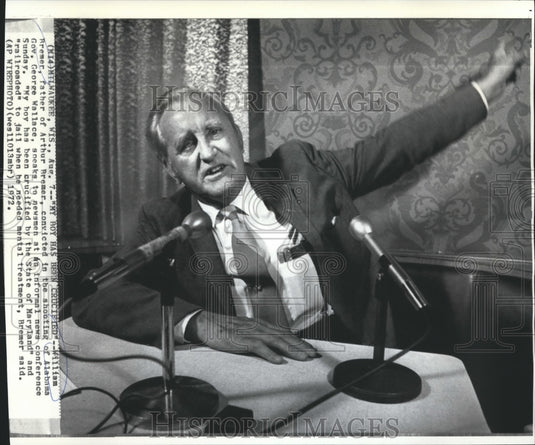 1972 Press Photo William Bremer father of Gov. Geroge Wallace's shooter Arthur- Historic Images