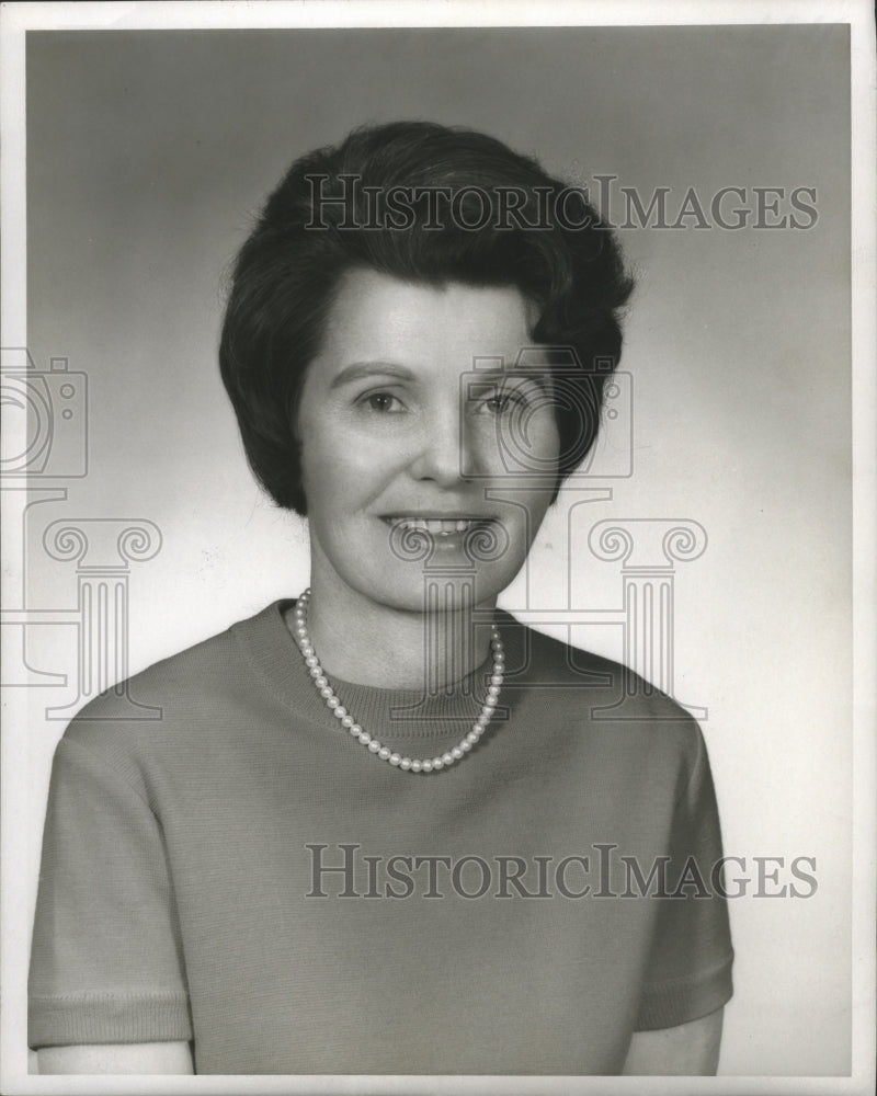 1967 Press Photo Mrs. Alan S. Boyd, Wife of the Transportation Secretary-Historic Images