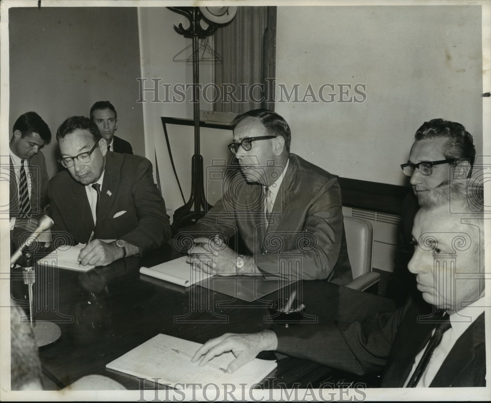 1967 Federal Highway Administrator Lowell K. Bridwell at Meeting-Historic Images