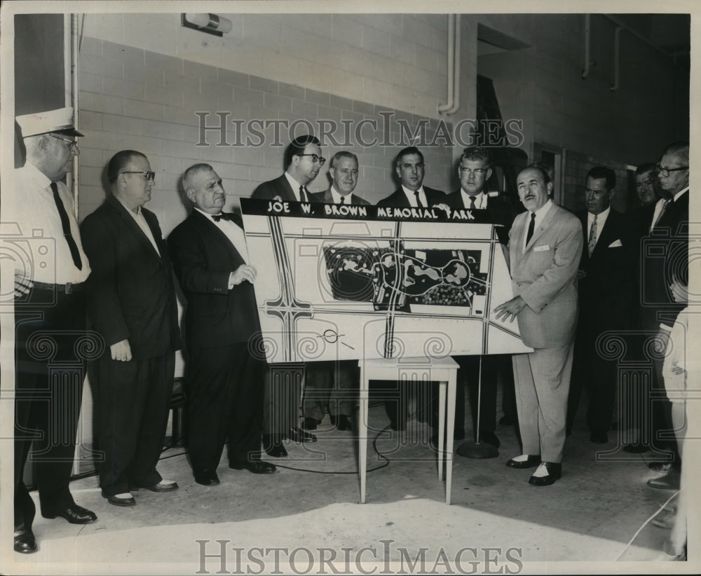 1962 Attendees of the Joe Brown Memorial Park Dedication Ceremony-Historic Images