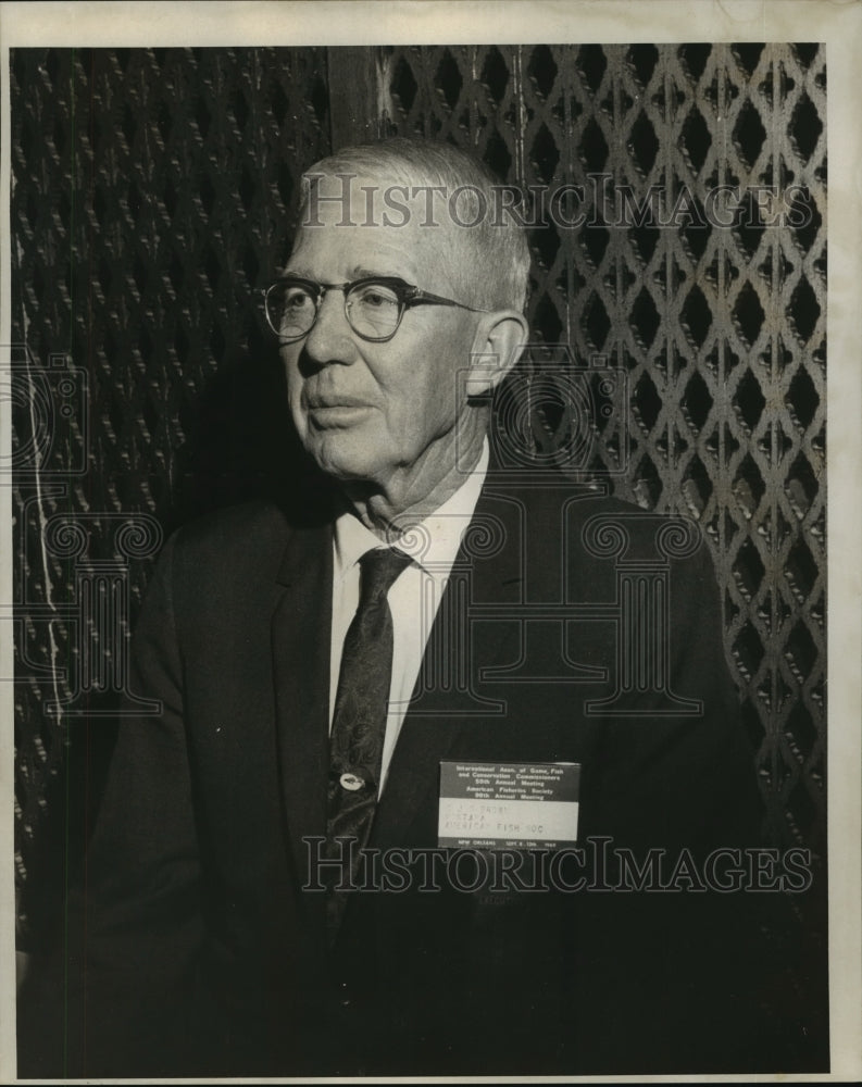 1969 Doctor C. J. D. Brown, President of American Fisheries Society - Historic Images