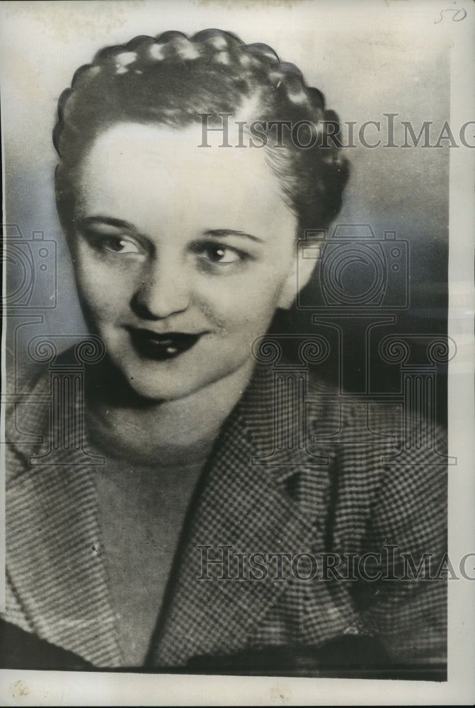 1949 Annabella Bucar, Author of The Truth About American Diplomats - Historic Images