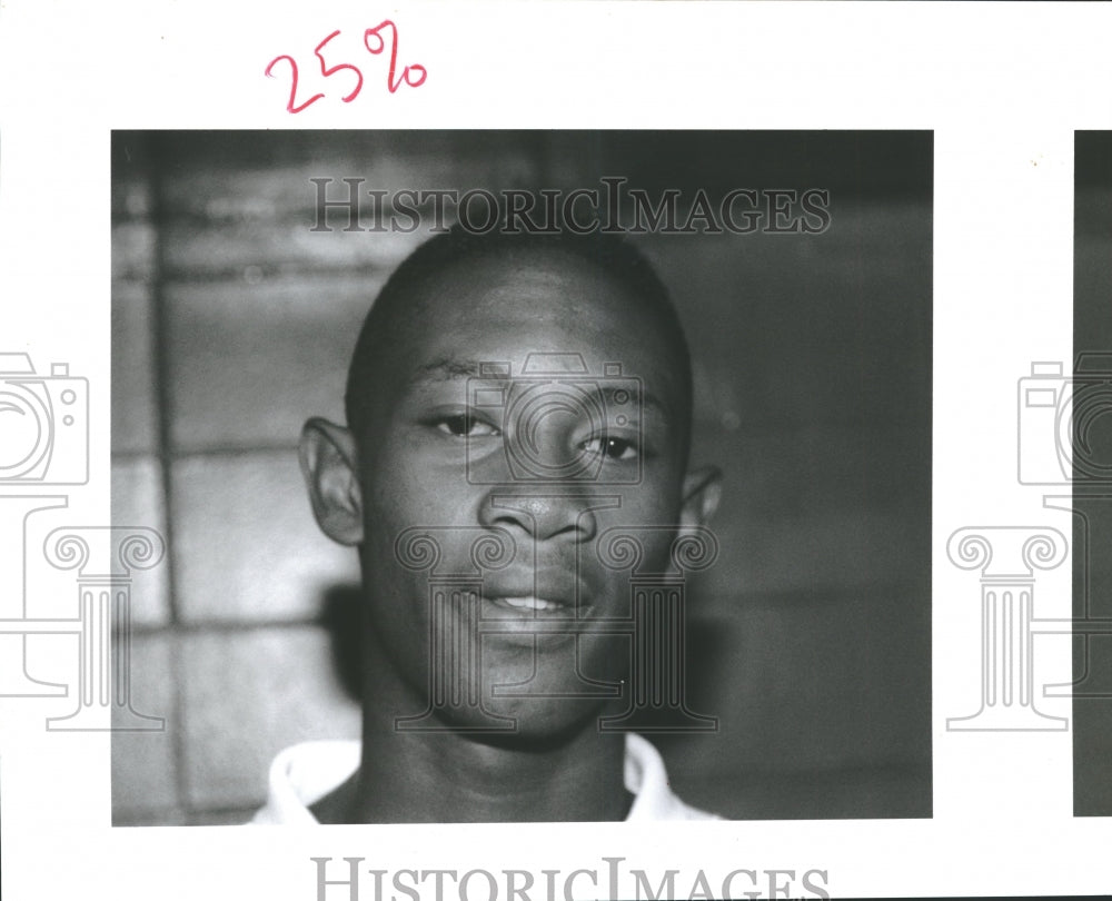 Michael Mims, Carver High School basketball player. - Historic Images