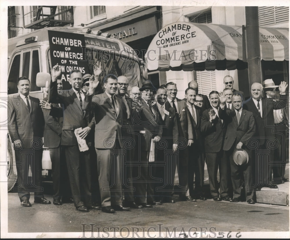 1963 Members to attend Louisiana State Chamber of Commerce meeting - Historic Images