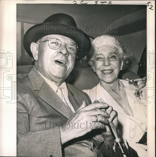 1962 Press Photo Pablo Casals, famous cellist, and Belgium's Queen Mother.-Historic Images