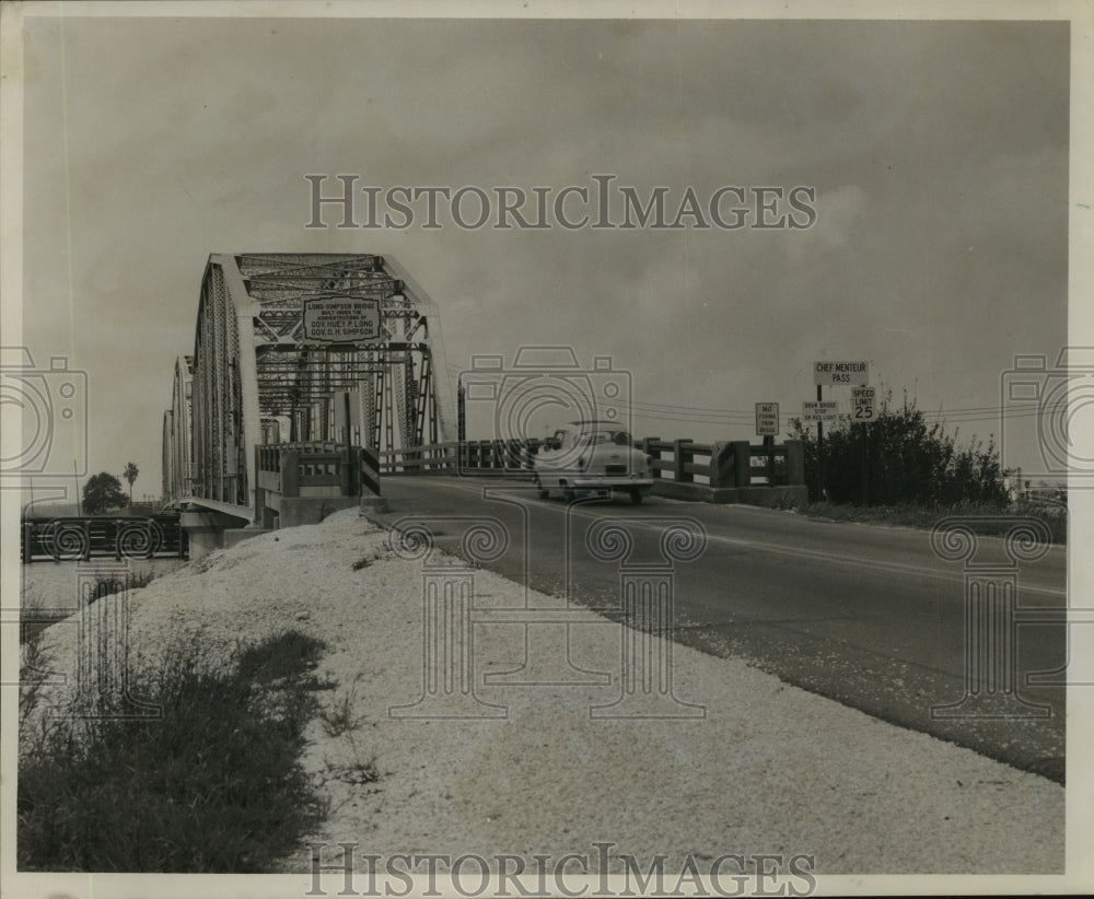 1950 Chef Menteur Bridge - Historic Images