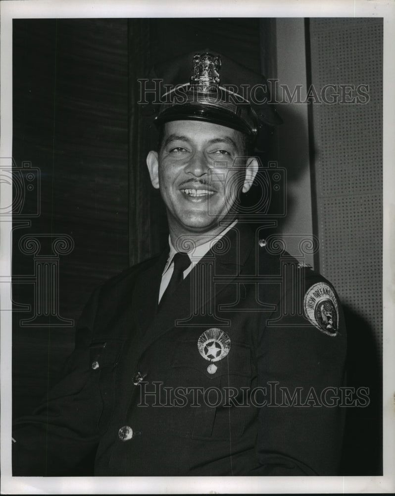 1968 Captain Sidney H. Cates at Council Chambers Police Promotions - Historic Images