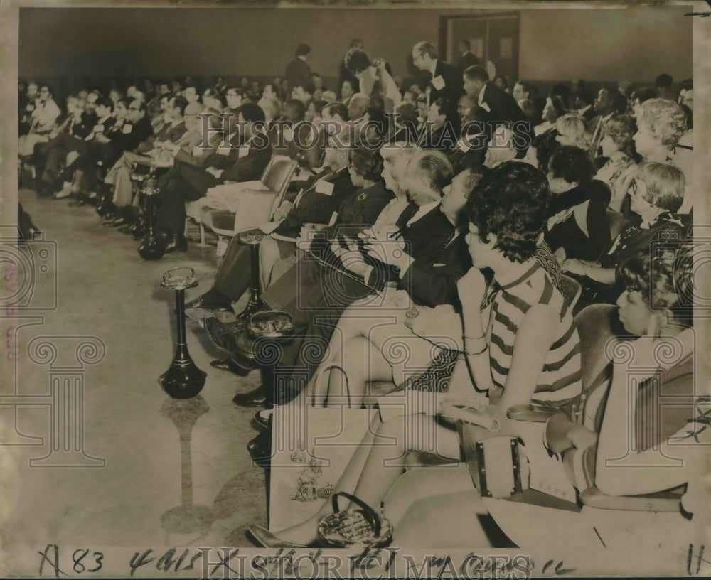 1969 Crowd in City Council Chambers for Public Accommodation Hearing - Historic Images