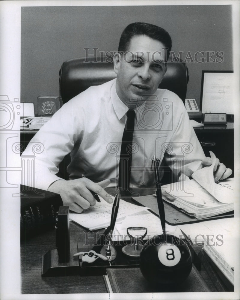 1969 Press Photo Sheldon Cohen, partner in law firm Cohen and Uritz, Washington - Historic Images