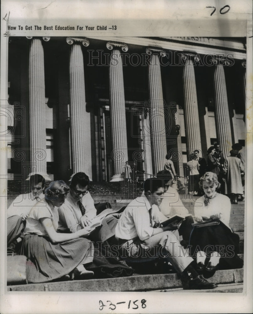 1959 Press Photo Freshmen in College Need Advice, Encouragement from Parents-Historic Images