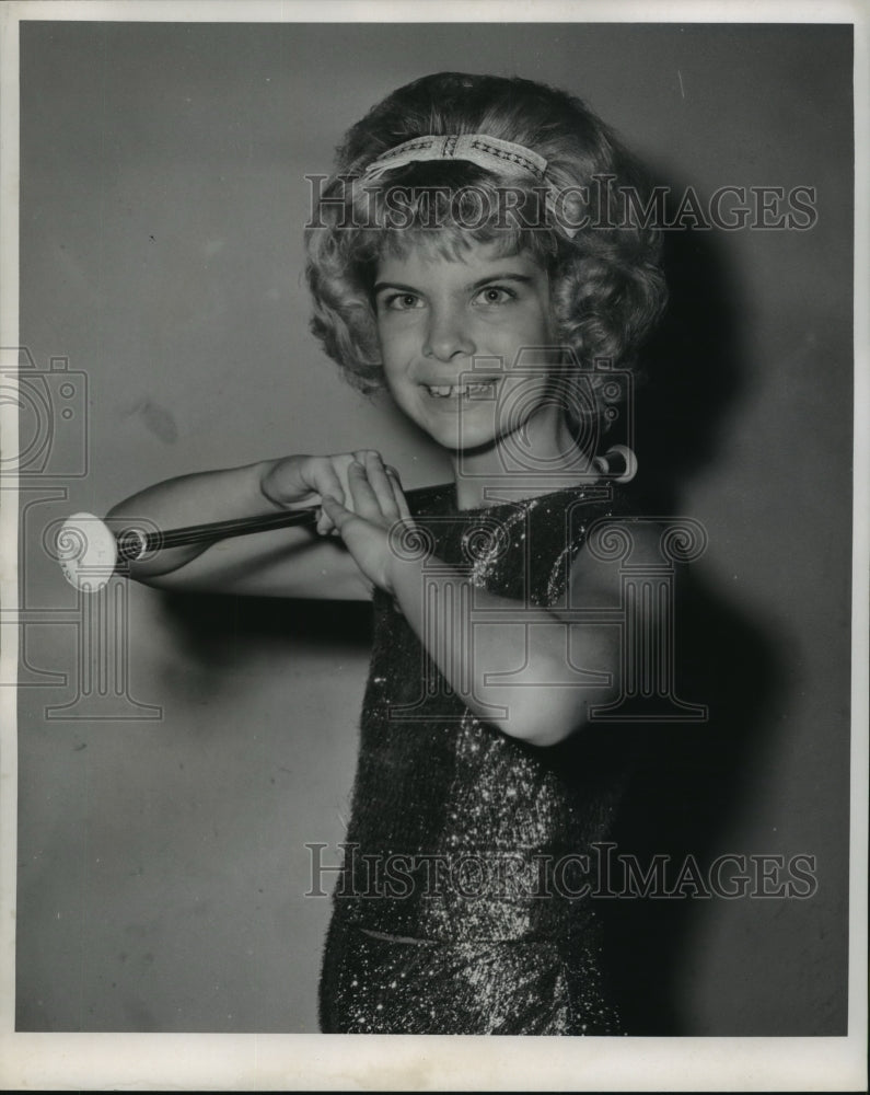 1967 Press Photo Becky Copley, Baton Twirling Champion - noa63793- Historic Images