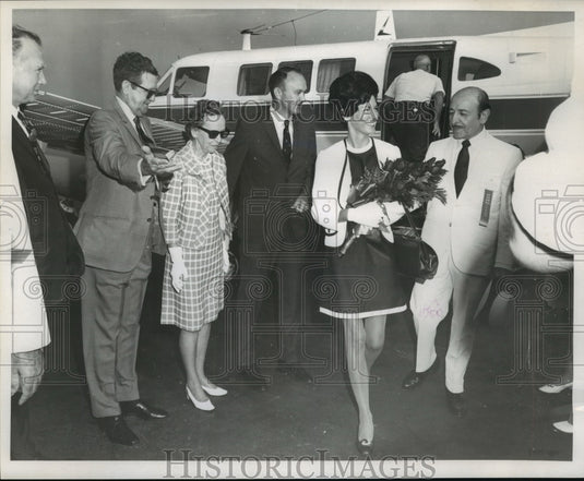 1969 Astronaut Michael Collins and Family in New Orleans Airport-Historic Images