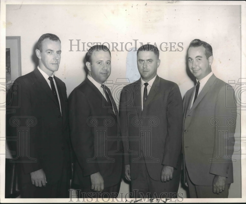 1965 Press Photo New Orleans Conference president Anthony J. Chisesi &amp; officers - Historic Images