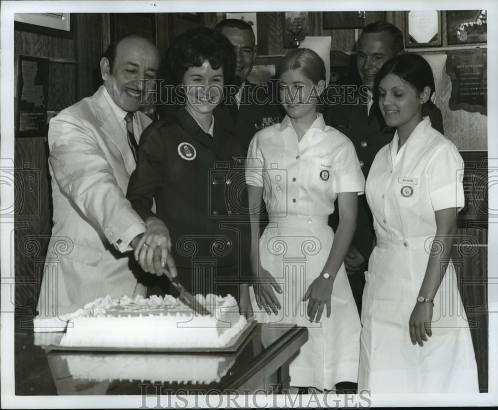 1969 Press Photo Participants at Air Force Nurse Corp anniversary celebration- Historic Images