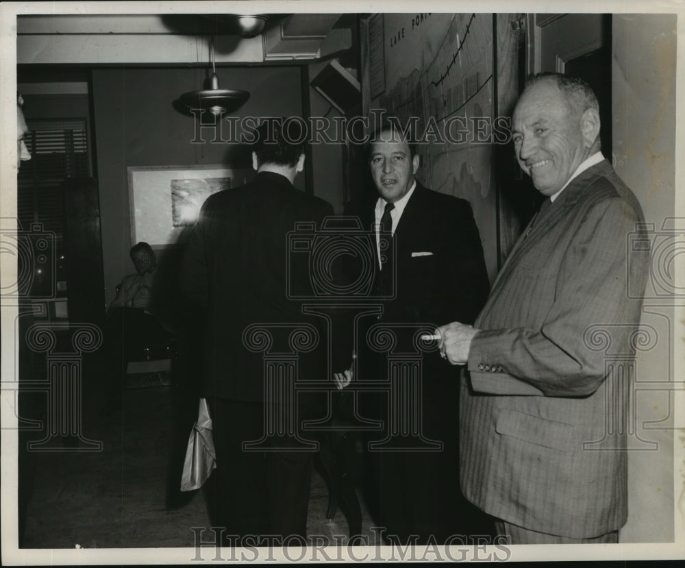 1960 Senator William Cleveland and other officials - Historic Images