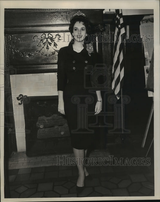 1960 Press Photo Farm Forum Queen Miss Peggy Collings - noa68427-Historic Images