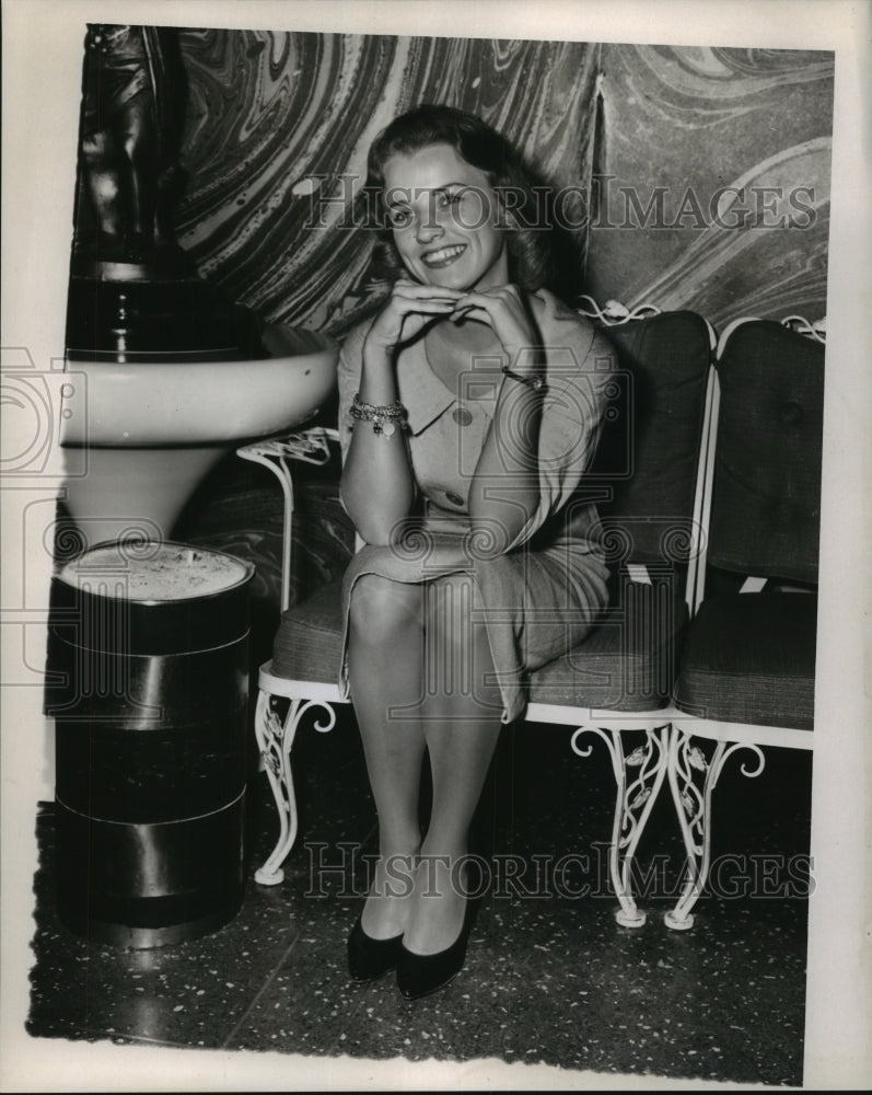 1960 Press Photo Miss Louisiana Judith Ann Coday at New Orleans Roosevelt Hotel-Historic Images