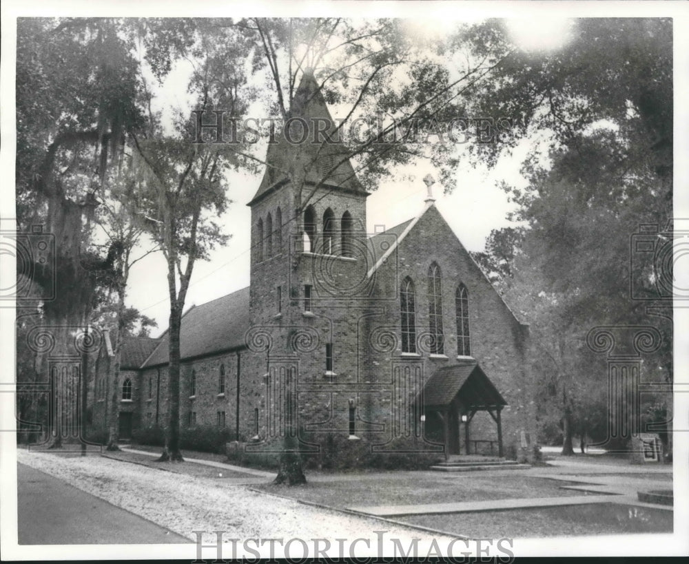 1972 Christ Church, Covington, Louisiana  completed in 1967 - Historic Images