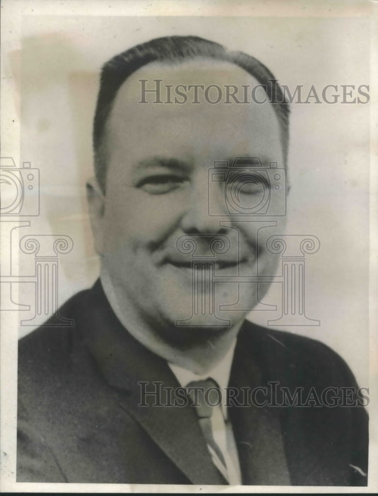 1966 Press Photo George Christian, President Johnson's Press Secretary - Historic Images