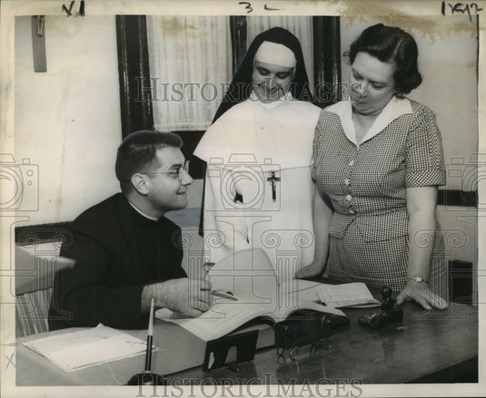 1959 Press Photo Confraternity of Christian Doctrine- teach Christian education - Historic Images