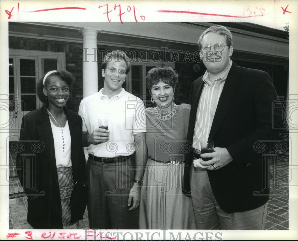 1991 Arletha Wakefield, Gene Colon, Nan &amp; Bob Eitel-Georgetown Event - Historic Images