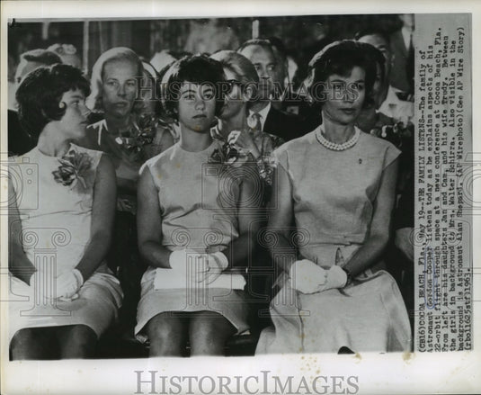 1963 Press Photo The family of Astronaut Gordon Cooper at Cocoa Beach Conference-Historic Images