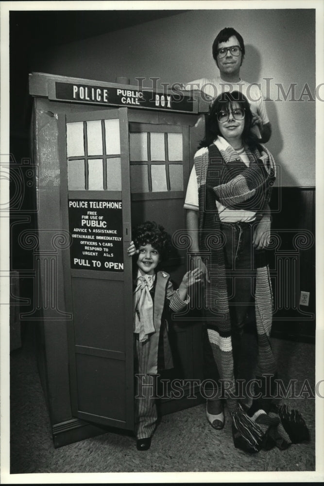 1985 Press Photo National convention of &quot;Doctor Who&quot; at International Hotel - Historic Images