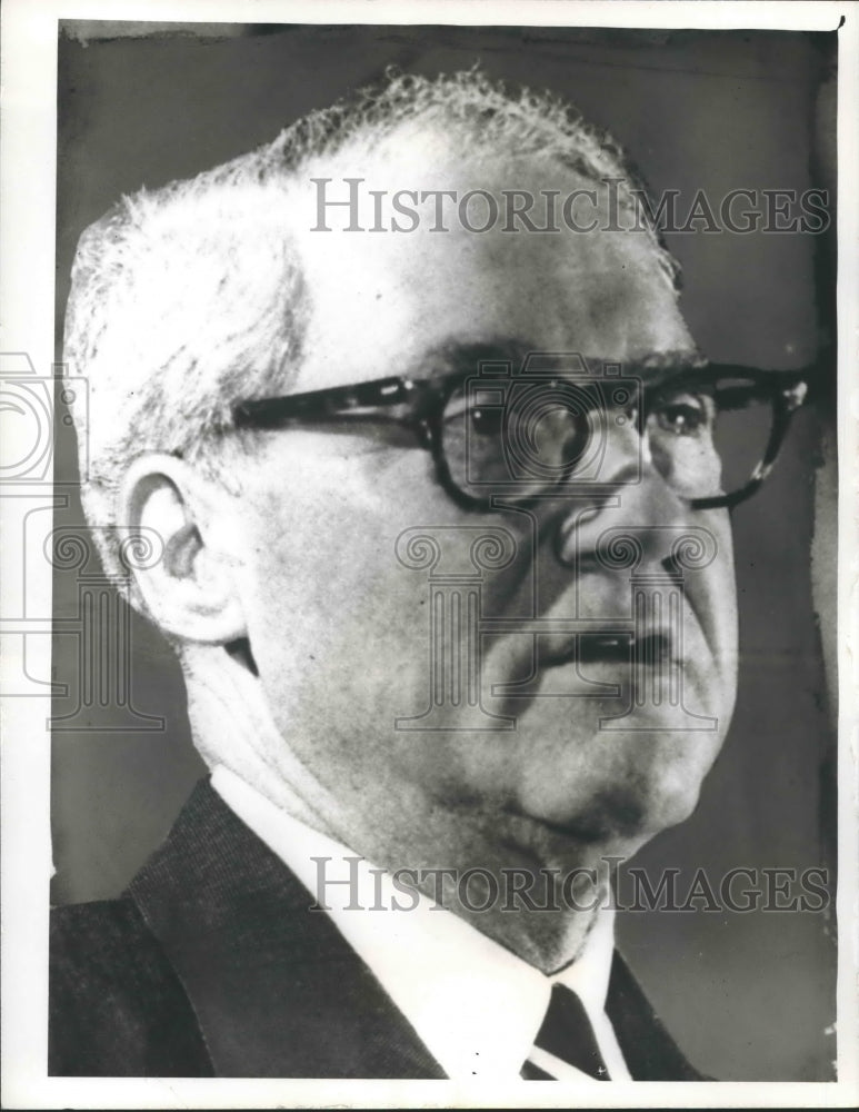 1963 Press Photo Senator John Sherman Cooper, Republican, Kentucky - noa72765 - Historic Images