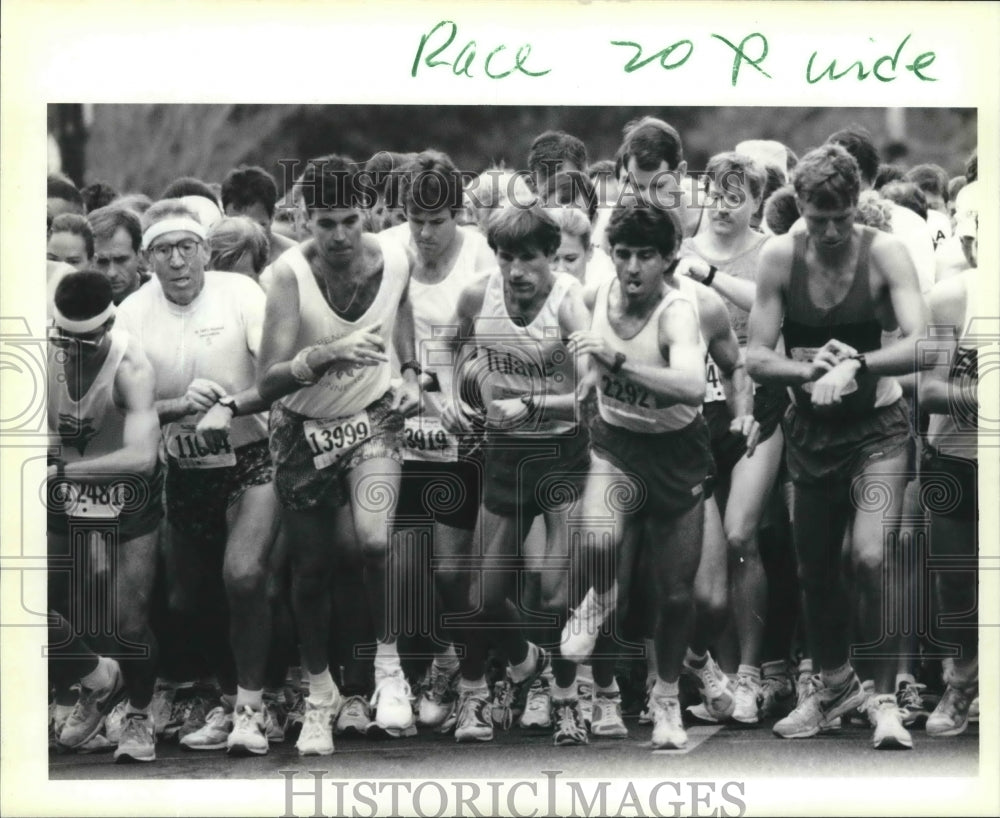 1994 Runners in the Crescent City Fall Classic 5K Race, New Orleans - Historic Images