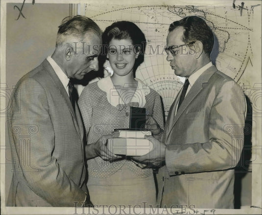 1967 Press Photo Miss Cathy Cradic, New Orleans National French Contest Winner - Historic Images