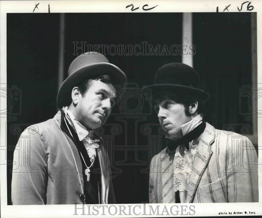 1968 Press Photo Actors in "The Roar of the Greasepaint-The Smell of the Crowd" - Historic Images