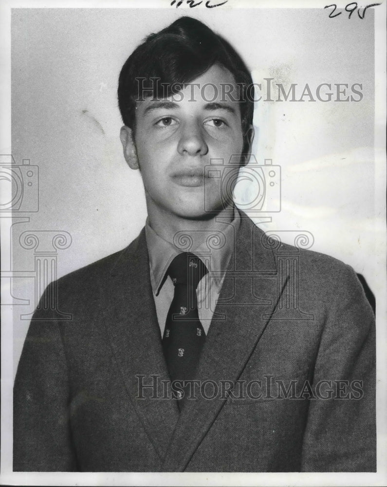 Student Louis Cosenza of De La Salle High School - Historic Images