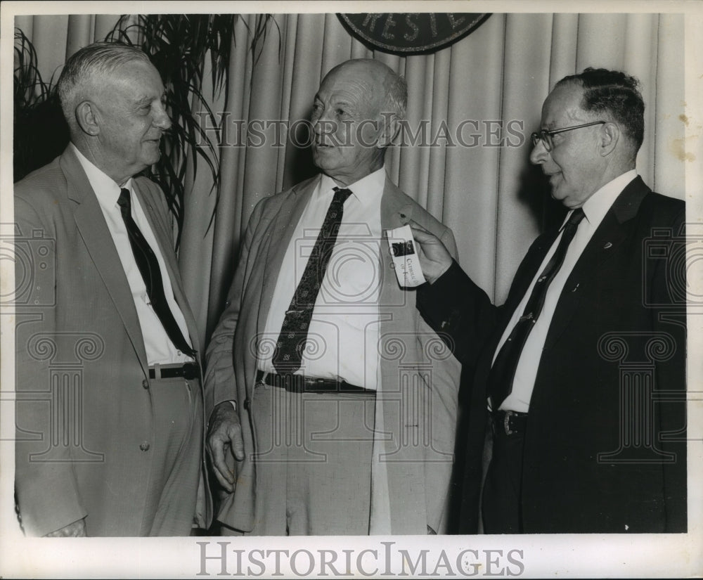1962 Press Photo Charles Wirth Jr., James A. Cronvich & George McEvoy- Foresters - Historic Images