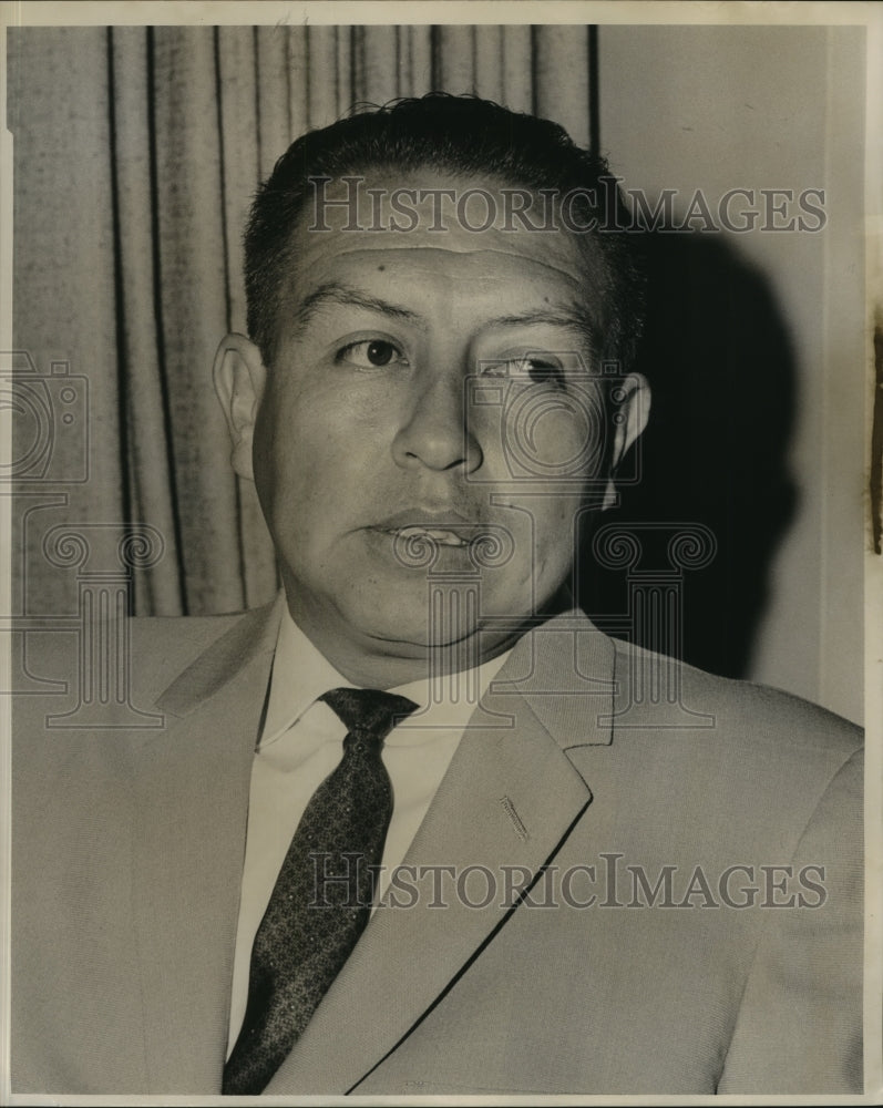1964 Gustave Villegas Cortes, mayor of Potosi, Bolivia - Historic Images