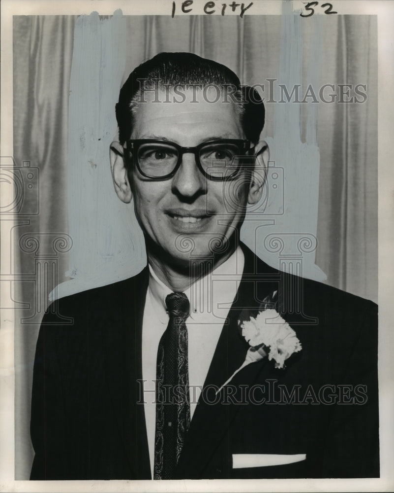 1961 John E. Curry Fr. Passenger Club of New Orleans President - Historic Images