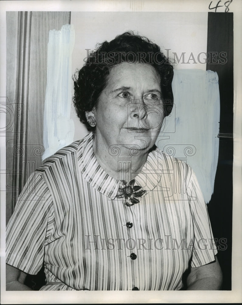 1965 Press Photo Mrs. Gustave J. Cucullu, new Azalea Literary Group president-Historic Images