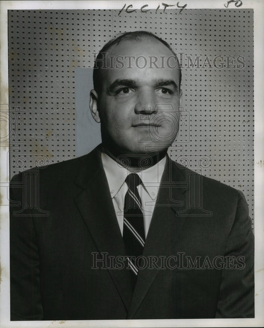 1957 Press Photo Portrait of John Croft of New Orleans, Louisiana - noa79082-Historic Images
