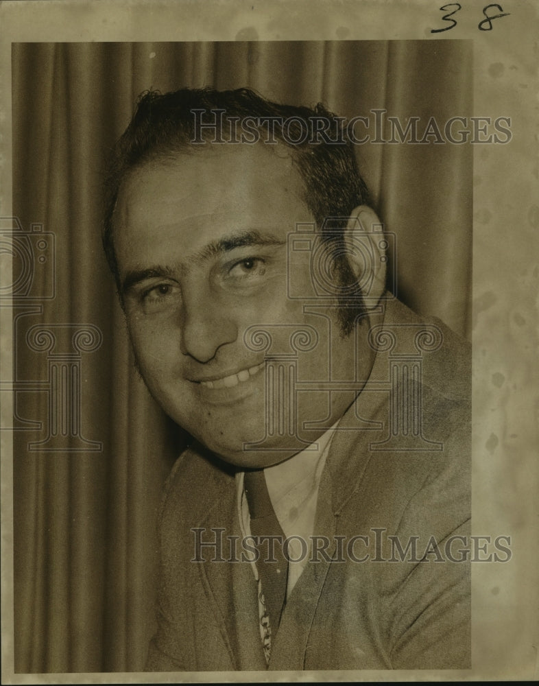 1971 Press Photo Organization - Jerome F. Corona, President Krewe of Feret - Historic Images