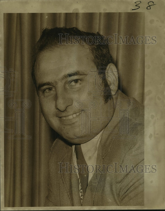 1971 Press Photo Organization - Jerome F. Corona, President Krewe of Feret - Historic Images