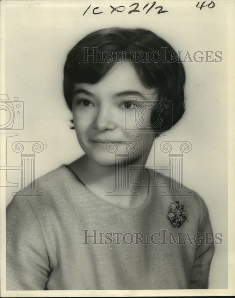 1964 Paulette Daria Crouere, daughter of Mr. &amp; Mrs. Joffre Crouere - Historic Images