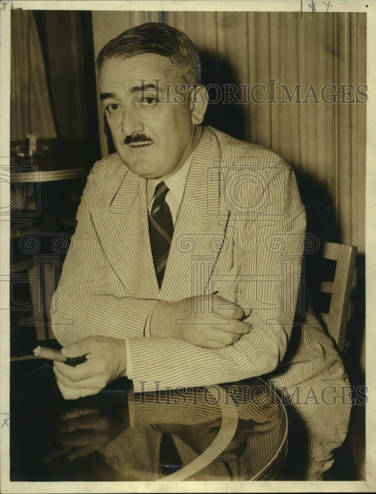 1941 Press Photo United States vice-consul at Hamburg, Germany, Sabin Dalferes - Historic Images