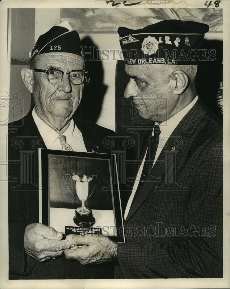 1962 Lorenzo Cure given American Legion award for outstanding work - Historic Images